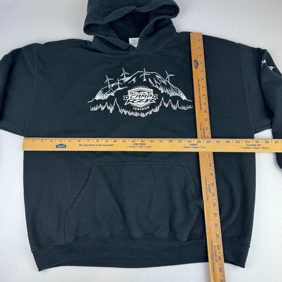 POLARIS Camp RZR Jericho 2017 Mens Size M Hoodie Sweatshirt Black - Picture 6 of 9